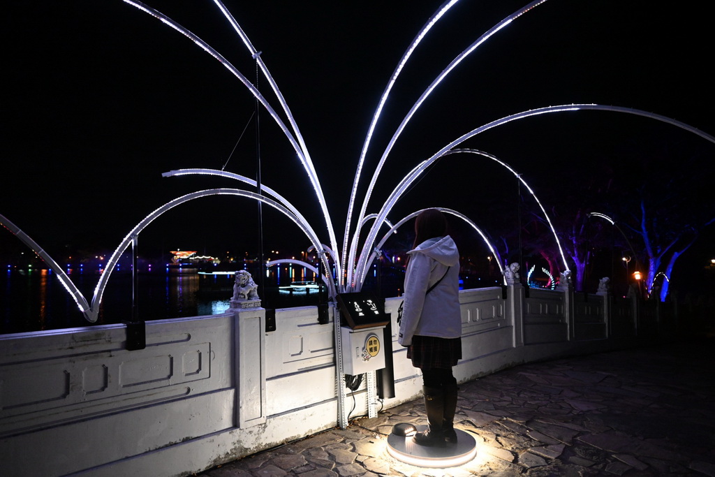 【台南〡旅遊】夜晚會發光的夢境入口  新營天鵝湖公園「2026 新營波光節・光之夢」 @欣蒂愛玩 旅遊美食地圖